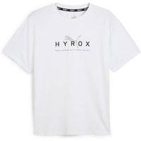 PUMA Damen Shirt HYROX x Cloudspun tee, Größe XS in Weiß