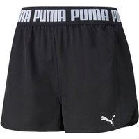 PUMA Damen Shorts Train STRONG Woven 3, Größe XS in Schwarz