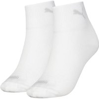 PUMA Damen Socken QUARTER 2P, Größe 35-38 in Weiß