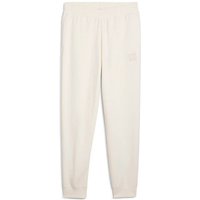 PUMA Damen Sporthose ESS ELEVATED Sweatpants TR cl, Größe L in Weiß
