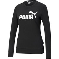 PUMA Damen Sweatshirt ESS Logo Crew TR, Größe XS in Schwarz