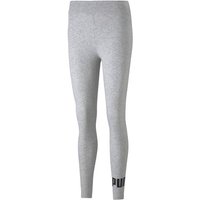 PUMA Damen Tight ESS Logo Leggings, Größe L in Grau