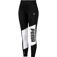 PUMA Damen Tights Logo 7/8 Graphic Tight, Größe M in Schwarz