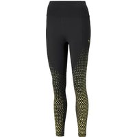 PUMA Damen Tights Train Digital Print High, Größe XS in Schwarz