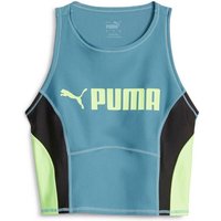 PUMA Damen Top FIT EVERSCULPT TANK, Größe L in Blau