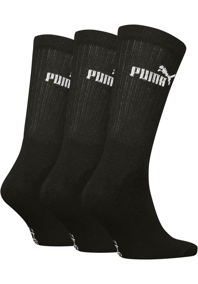 PUMA Freizeitsocken (3-Paar) Atmungsaktiv, feuchtigkeitsregulierend, Stretchanteil – Bild 2 von 4