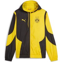 PUMA Herren Blouson BVB Prematch Woven Jacket, Größe S in Gelb