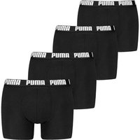 PUMA Herren Boxer Shorts, 4er Pack - Basic Boxer ECOM, Cotton Stretch, Everyday, Größe 2XL in Schwarz
