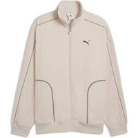 Puma Herren Freizeit / Mode Sommer GJ Jacken / Anoraks Jacken/Anoraks lg.Arm He/Uni ESS ELEVATED Relaxed Winterized Track Jacket, Größe XXL in beige