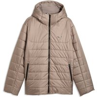 PUMA Herren Jacke ESS Hooded Padded Jacket, Größe S in Grau