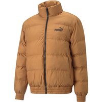 PUMA Herren Jacke ESS Polyball Puffer, Größe M in Braun