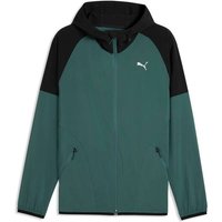 PUMA Herren Jacke M PWRTRAIN STRETCH WOVEN JACKET, Größe XL in Blau