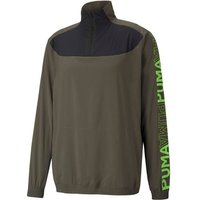 PUMA Herren Jacke TRAIN WOVEN 12 ZIP, Größe S in Grün