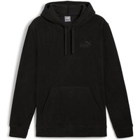 PUMA Herren Kapuzensweat ESS ELEVATED Polarfleece Hoodie, Größe M in Schwarz