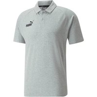 PUMA Herren Polo teamFINAL Casuals Polo, Größe S in Grau