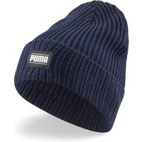 PUMA Herren Ribbed Classic Cuff Beanie, Größe ONE SIZE in Blau