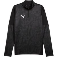 PUMA Herren Rolli teamCUP Training 1/4 Zip Top, Größe L in Schwarz
