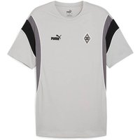 PUMA Herren Shirt BMG FtblArchive Tee, Größe M in Silber