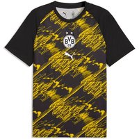 PUMA Herren Shirt BVB Warm Up Jersey, Größe XL in Schwarz