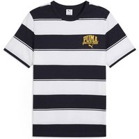 PUMA Herren Shirt CLASS Stripe AOP Tee, Größe M in Pink