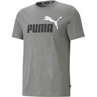 PUMA Herren Shirt ESS 2 Col Logo Tee, Größe M in Grau