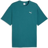 PUMA Herren Shirt ESS ELEVATED Relaxed Tee, Größe XL in Grün