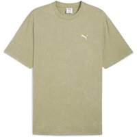 PUMA Herren Shirt ESS ELEVATED Relaxed Wash Tee, Größe L in Braun