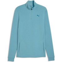 PUMA Herren Shirt M Cloudspun 1/4 Zip, Größe L in Blau