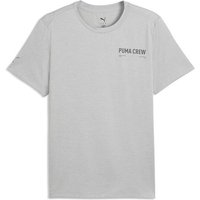 PUMA Herren Shirt M CLOUDSPUN BRANDED TEE, Größe XXL in Silber