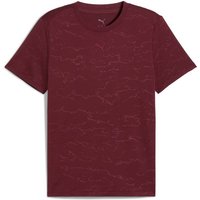 PUMA Herren Shirt M CLOUDSPUN EMBOSS TEE, Größe L in Rot