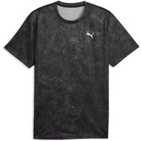 PUMA Herren Shirt M TAD ESSENTIALS AOP TEE, Größe M in Grau