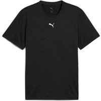 PUMA Herren Shirt M TAD ESSENTIALS HEATHER CAT Tee (CF small cat), Größe S in Schwarz
