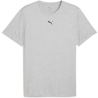 PUMA Herren Shirt M TAD ESSENTIALS HEATHER CAT Tee (CF small cat), Größe M in Silber