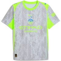 PUMA Herren Shirt MCFC 3rd Jersey Replica, Größe S in Silber