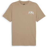 PUMA Herren Shirt SQUAD Small Graphic Tee, Größe M in Braun