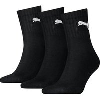 PUMA Herren SHORT CREW 3P, Größe 43-46 in Schwarz