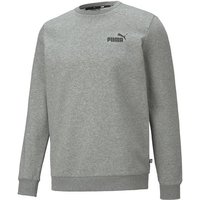 PUMA Herren Sweatshirt ESS Small Logo Crew FL, Größe S in Grau