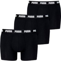 PUMA Herren Unterhose EVERYDAY BOXER 3P, Größe S in Schwarz