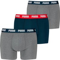 PUMA Herren Unterhose EVERYDAY BOXER 3P, Größe XXL in Grau