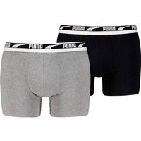 PUMA Herren Unterhose EVERYDAY MULTI LOGO BOXER, Größe XXL in Grau