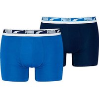 PUMA Herren Unterhose EVERYDAY MULTI LOGO BOXER, Größe L in Blau