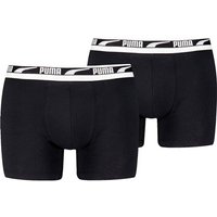 PUMA Herren Unterhose EVERYDAY MULTI LOGO BOXER, Größe XL in Schwarz