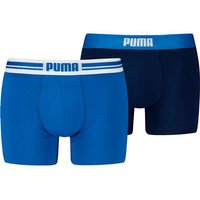 PUMA Herren Unterhose EVERYDAY PLACED LOGO BOXER 2P, Größe XL in Blau