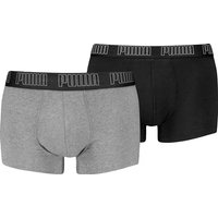PUMA Herren Unterhose EVERYDAY TRUNK 2P, Größe M in Grau