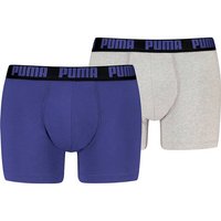 PUMA Herren Unterhose MEN EVERYDAY BASIC BOXER 2P, Größe M in Blau