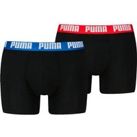 PUMA Herren Unterhose MEN EVERYDAY BASIC BOXER 2P, Größe S in Schwarz