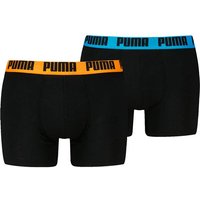 PUMA Herren Unterhose MEN EVERYDAY BASIC BOXER 2P, Größe S in Schwarz