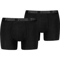 PUMA Herren Unterhose MEN EVERYDAY BASIC BOXER 2P, Größe S in Schwarz