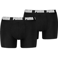 PUMA Herren Unterhose MEN EVERYDAY BASIC BOXER 2P, Größe M in Schwarz