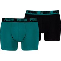 PUMA Herren Unterhose MEN EVERYDAY BASIC BOXER 2P, Größe S in Grün